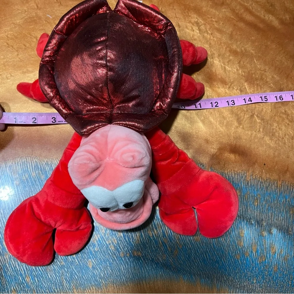 Scentsy Buddy Disney Sebastian Crab Little Mermaid Plush metallic red